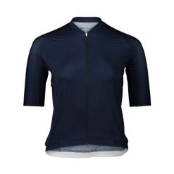 Koszulka rowerowa damska POC Pristine Jersey. Niebieskie koszulki sportowe damskie POC, bez wzorów, z jersey, bez kołnierzyka, bez ramiączek, rowerowe. Za 471.99 zł.