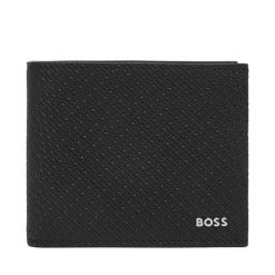 Portfel BOSS. Czarne portfele męskie Boss, bez wzorów. Za 499.99 zł.