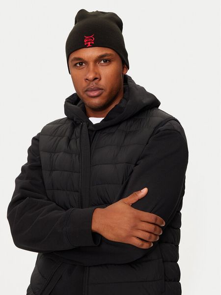 Quiksilver Czapka AQYHA05463 Czarny. Czarne rękawiczki męskie Quiksilver, na zimę, bez wzorów, z materiału. Za 79.99 zł.