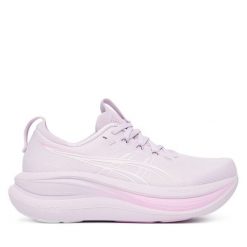Buty do biegania Asics. Fioletowe obuwie sportowe damskie Asics, bez wzorów, do biegania. Za 889.99 zł.