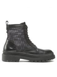 KARL LAGERFELD Trapery KL11256 Czarny. Czarne śniegowce i trapery męskie KARL LAGERFELD, ze skóry, bez zapięcia. Za 2,209.00 zł.