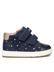 Geox Sneakersy B Biglia Girl B044CC 007AK C4256 Granatowy. Niebieskie buty sportowe dziewczęce Geox, bez wzorów, ze skóry, bez zapięcia. Za 269.99 zł.