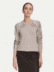 Liu Jo Sport Sweter TF6094 MS49I Szary Regular Fit. Szare swetry damskie Liu Jo Sport, xs, bez wzorów, z wiskozy, sportowe, bez kołnierzyka, bez ramiączek, bez kaptura. Za 729.99 zł.