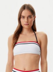 Tommy Hilfiger Góra od bikini UW0UW05873 Biały. Białe bikini damskie Tommy Hilfiger, s, bez wzorów. Za 129.99 zł.