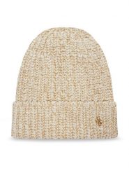 Guess Czapka J4BZ47 Z2QQ0 Beżowy. Brązowe czapki dla dzieci Guess, z aplikacjami, z materiału. Za 119.99 zł.