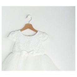 Biała Sukienka Princess Royal. Białe sukienki niemowlęce Born2be, z bawełny. Za 64.99 zł.
