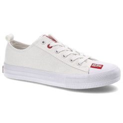 Białe Trampki Big Star Modne Buty Damskie Półbuty. Białe trampki i tenisówki damskie Big Star, bez wzorów, z gumy, retro, bez zapięcia. Za 85.00 zł.