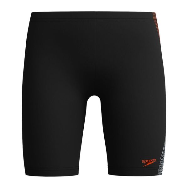 Dziecięce kąpielówki Speedo Placement Jam. Czarne kąpielówki dla chłopców Speedo, bez wzorów. Za 220.50 zł.