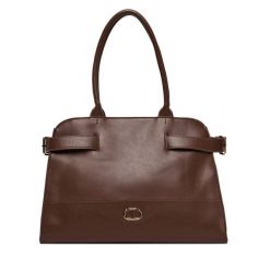 Torebka TWINSET. Brązowe torebki do ręki damskie Twinset, bez wzorów, klasyczne, bez dodatków. Za 839.99 zł.
