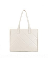 JENNY Torebka JNY-M-020-07 Écru. Torebki do ręki damskie Jenny, bez wzorów, z tworzywa sztucznego, bez dodatków. Za 159.99 zł.
