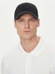 Calvin Klein Czapka z daszkiem LV04G5002G Czarny. Czarne rękawiczki męskie Calvin Klein, bez wzorów, z bawełny. Za 159.99 zł.