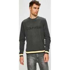 Calvin Klein - Bluza. Szare bluzy męskie marki Calvin Klein, z nadrukiem, z bawełny. Za 499.90 zł.