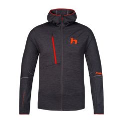 Bluza z kapturem z pełnym zamkiem błyskawicznym Hannah Niro. Szare bluzy męskie Hannah, s, bez wzorów, z kapturem. Za 444.40 zł.