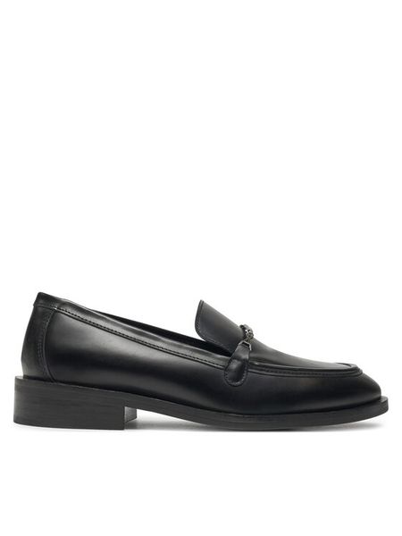 Bronx Loafersy Next-Wagon 66492-OS Czarny. Czarne mokasyny damskie Bronx, ze skóry. Za 339.99 zł.