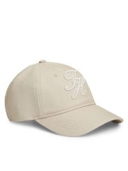 Tommy Hilfiger Czapka z daszkiem Logo Embroidery Baseball Cap AW0AW18338 Beżowy. Brązowe czapki i kapelusze damskie Tommy Hilfiger, bez wzorów, z bawełny. Za 209.99 zł.
