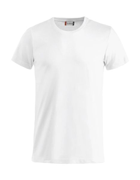 Clique Basic-T Junior Koszulka junior z bawełny, ściągacz przy dekolcie – white. Białe t-shirty damskie CLIQUE, bez wzorów, z bawełny, klasyczne, bez kołnierzyka. Za 83.88 zł.