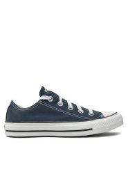 Converse Trampki Chuck Taylor All Star Ox M9697C Granatowy. Niebieskie trampki i tenisówki damskie Converse, bez wzorów, z materiału, retro, bez zapięcia. Za 173.39 zł.