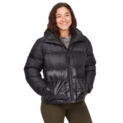 Kurtka puchowa damska Guides Down Hoody Women. Czarne kurtki damskie Marmot, m, bez wzorów, z puchu, bez kaptura. Za 1,094.99 zł.