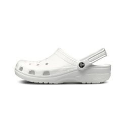 Japonki Crocs Classic, Dla obu płci. Białe skarpety damskie Crocs, bez wzorów, z materiału. Za 293.00 zł.