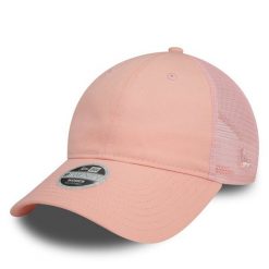 Czapka z daszkiem New Era. Czerwone czapki i kapelusze damskie New Era, bez wzorów. Za 89.99 zł.