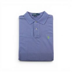Second life - Polo Ralph Lauren koszulka męska z krótkim rękawem - Stan dobry. Fioletowe koszulki polo męskie Ralph Lauren, l, bez wzorów, z materiału, eleganckie, bez ramiączek. Za 85.16 zł.