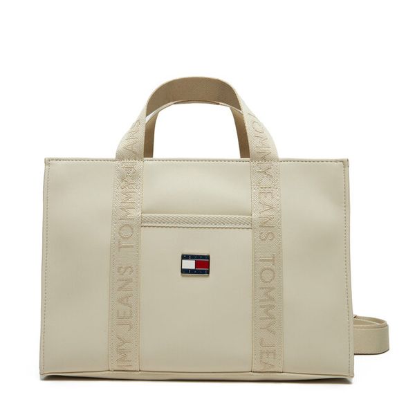 Torebka Tommy Jeans. Torebki do ręki damskie Tommy Jeans, bez wzorów, z jeansu, klasyczne, bez dodatków. Za 279.99 zł.