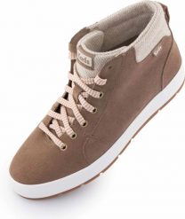 Buty damskie Keds Wms Tahoe Boot brązowe. Brązowe obuwie sportowe damskie KED, bez wzorów, z dżerseju, trekkingowe. Za 246.99 zł.