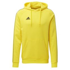 Bluza treningowa męska adidas Core 18 Hoody. Białe bluzy męskie Adidas, m, bez wzorów, bez kaptura. Za 79.09 zł.