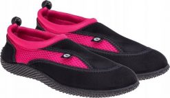 Buty do wody dla kobiet Hi-tec Reda Lady. Czarne obuwie sportowe damskie Hi-tec, bez wzorów, z meshu, do pływania. Za 49.99 zł.