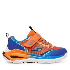 Sneakersy Skechers. Brązowe trampki i tenisówki chłopięce Skechers, bez wzorów, bez zapięcia. Za 249.99 zł.