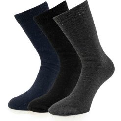 Unisex Skarpetki Termiczne 3-Pak na Zimę 39-45. Brązowe skarpety męskie ZEAGLE, bez wzorów, z bawełny. Za 124.99 zł.