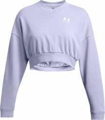 Under Armour Bluza damska UNDER ARMOUR Rival Terry Oversized Crop Crew M. Bluzy damskie Under Armour, m, bez wzorów, bez kaptura. Za 199.00 zł.
