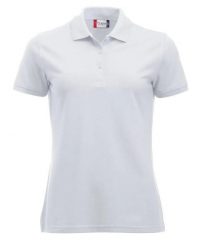 Clique Polo Manhattan Women biały, krótki rękaw, paski żakardowe – white. Białe paski damskie CLIQUE, bez wzorów, z bawełny, klasyczne. Za 120.72 zł.