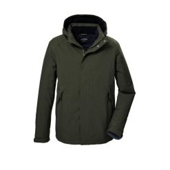 Windbreaker Killtec Kow 4. Szare kurtki sportowe męskie KILLTEC, bez wzorów, z softshellu, trekkingowe. Za 506.00 zł.