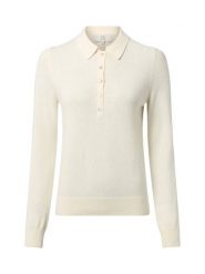 IPURI sweter z dzianiny z zawartością wełny merynosów Kobiety Wełna merino biały, XL. Białe swetry damskie IPURI, xl, bez wzorów, z dzianiny, biznesowe, bez kołnierzyka, bez ramiączek, bez kaptura. Za 249.95 zł.