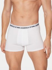 KARL LAGERFELD Komplet 3 par bokserek A1M47151 Biały. Białe bokserki męskie KARL LAGERFELD, m, bez wzorów, z bawełny. Za 199.99 zł.