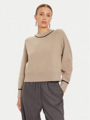 Vero Moda Sweter Saba 10318077 Beżowy Regular Fit. Brązowe swetry damskie Vero Moda, xs, bez wzorów, z syntetyku, bez kołnierzyka, bez ramiączek, bez kaptura. Za 109.99 zł.