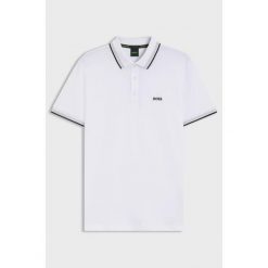 Polo BOSS Paddy Open White (50469055-111). Białe koszulki polo męskie Boss, m, bez wzorów, sportowe, bez ramiączek. Za 319.00 zł.