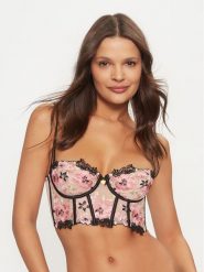 TWINSET Gorset 242LL6BZZ Różowy. Czerwone body damskie Twinset, bez wzorów, z syntetyku. Za 319.99 zł.