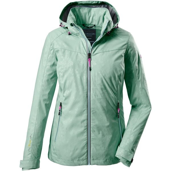 Kurtka damska Killtec - Vojak WMN SOFTSHELL JCKT B. Zielone kurtki damskie KILLTEC, na jesień, bez wzorów, z materiału, bez kaptura, rowerowe. Za 305.99 zł.