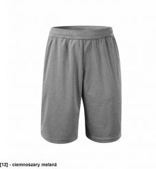MALFINI - ADLER - Szorty męskie, 150 g/m, 100 % micro poliester ciemnoszary melanż S. Szare krótkie spodenki sportowe męskie Malfini, m, bez wzorów, z poliesteru. Za 32.90 zł.