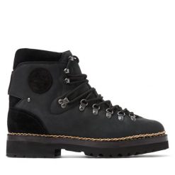 Trzewiki Polo Ralph Lauren. Czarne botki męskie Polo Ralph Lauren, bez wzorów, bez zapięcia. Za 1,049.00 zł.