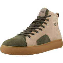 Buty SUN68 LUIS MIDI SUEDE Beżowy. Brązowe trekkingi męskie SUN68, trekkingowe. Za 467.99 zł.