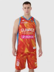 4F Koszulka meczowa replika domowa z sezonu 2024/25 męska 4F x PLK - GTK Gliwice - multikolor L. Koszulki sportowe męskie 4f, l, bez wzorów, z dzianiny, bez kołnierzyka, bez ramiączek, na fitness i siłownię. Za 69.99 zł.