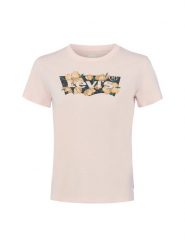 Levi's T-shirt Kobiety Bawełna różowy, M. Czerwone t-shirty damskie Levi's, m, bez wzorów, z bawełny, eleganckie, bez kołnierzyka. Za 89.95 zł.