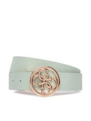 Guess Pasek Damski BW9319 P6135 Beżowy. Brązowe paski damskie Guess, z aplikacjami, ze skóry. Za 239.99 zł.