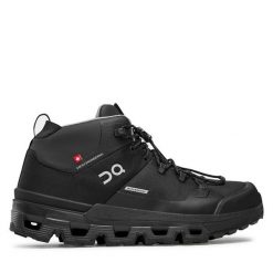 Trekkingi On. Czarne obuwie sportowe damskie On, bez wzorów, trekkingowe. Za 759.99 zł.