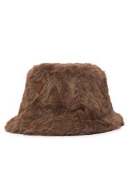 Guess Bucket W6BZ12 W4359 Brązowy. Brązowe czapki i kapelusze damskie Guess, z aplikacjami, z poliesteru. Za 264.99 zł.
