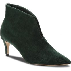 Botki L37 - Marigold SW16 Zielony. Zielone kozaki damskie L37, ze skóry, bez obcasa. W wyprzedaży za 369.00 zł.