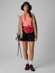 4F Spodenki trekkingowe szybkoschnące damskie - czarne XXL. Czarne szorty damskie 4f, xxl, bez wzorów, z materiału. Za 169.99 zł.